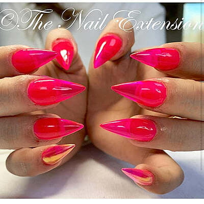 Claw Culture Jelly Polish hot jelly pink hand Claw Culture Jelly Polish hot jelly pink hand