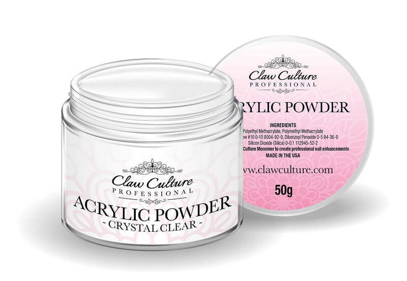 Claw Culture acrylic 50g crystal clear Claw Culture acrylic 50g crystal clear
