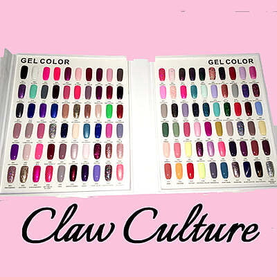 Claw Culture 120 shade Colour Chart Gel Polish Book