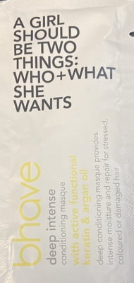 bhave Deep Intense Conditioning Masque bhave Deep Intense Conditioning Masque