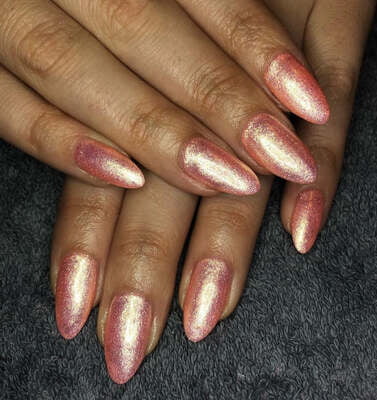 Claw Culture Mermaid Polish coral hand Claw Culture Mermaid Polish coral hand
