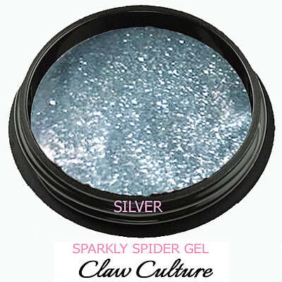 Claw Culture Spider Gel silver metallic