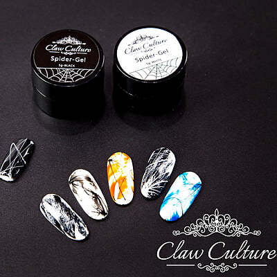 Claw Culture Spider Gel nail art