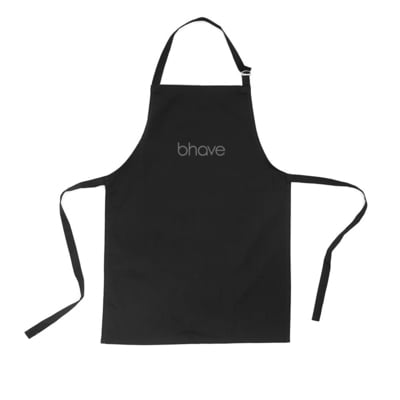 bhave Black Nylon Apron